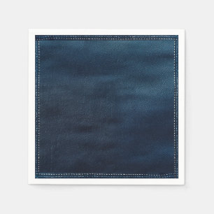 Serviette En Papier Denim Napkin