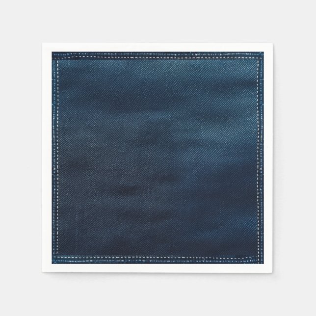 Serviette En Papier Denim Napkin (Devant)