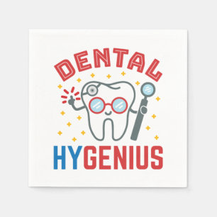 Serviette En Papier Dental Hygénie Hygiéniste RDH Drôle Appréciation