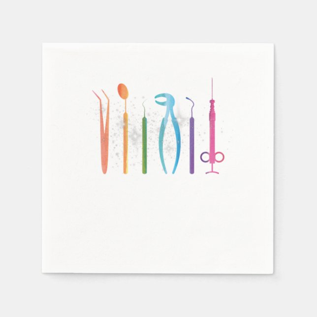 Serviette En Papier Dentiste Dentaire Dentistère Dents Dents Dents Den (Devant)