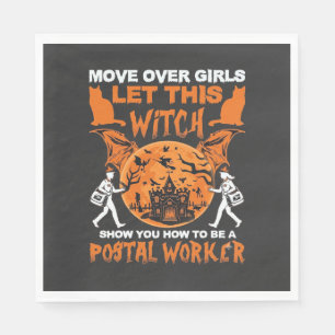 Serviette En Papier Déplacez-vous les filles laissez la sorcière facte