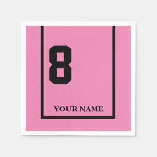 Serviette En Papier Derby Horse Race Pink 8 Personnalisé