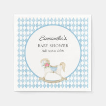 Derby Race Rocking Horse Baby shower d'aquarelle