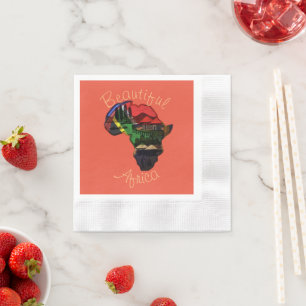 Serviette En Papier Dernière Personnaliser d'occasion spéciale africai