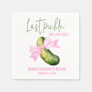 Serviette En Papier Dernière Pickle qu'elle chatouillera Enterrement d
