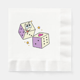 Serviette En Papier Dés Chanceux