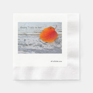Serviette En Papier Des chemins heureux pour vous
