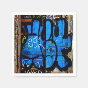 Serviette En Papier Des serviettes en graffiti.