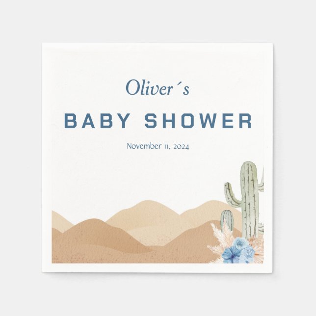Serviette En Papier desert baby shower  (Devant)