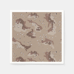 Serviette En Papier Desert Camo