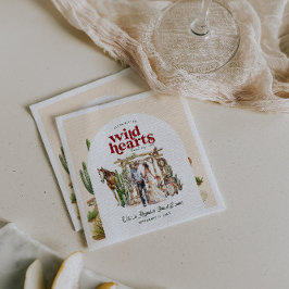 Serviette En Papier Désert de Boho Ouest | FÊTE DES MARIÉES