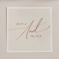 Désert de Whimsical | Serviettes Mariages beiges