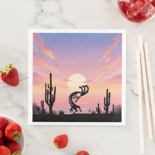 Serviette En Papier Désert Sud-Ouest Kokopelli