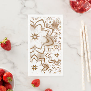 Serviette En Papier Design floral 12
