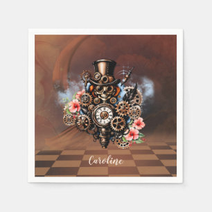 Serviette En Papier Design steampunk mignon