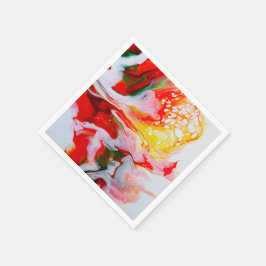 Serviette En Papier Designer Print Napkin