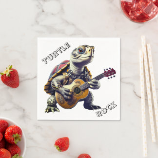 Serviette En Papier Dessin Animé Caricatural Tortue Animalière