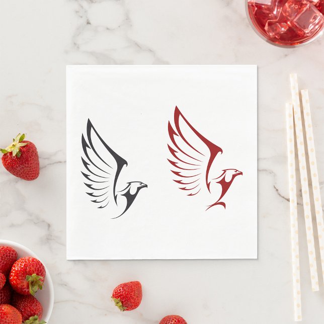 Serviette En Papier Deux aigles (Créateur téléchargé)