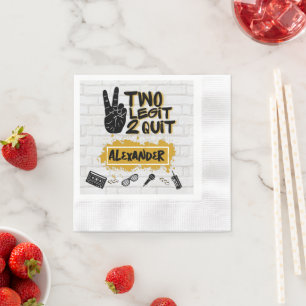 Serviette En Papier Deux Hip hop Legit 2 Quit 2e anniversaire