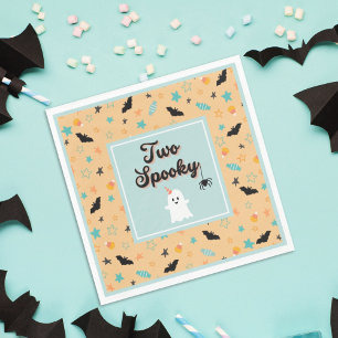 Serviette En Papier Deux hommes Éffrayants Neutre Halloween 2e anniver