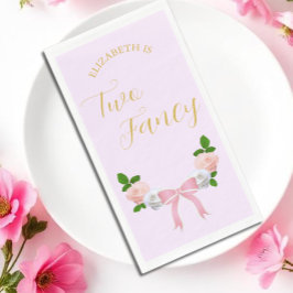 Serviette En Papier Deux serviettes florales de Bow Fantastique