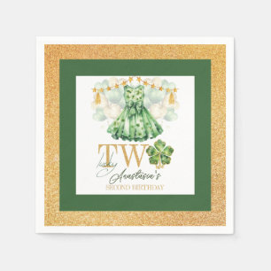 Serviette En Papier Deuxième anniversaire Saint Patrick's Day Personna