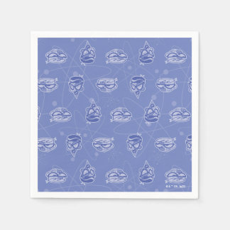 Serviette En Papier Dexter et Mandark Motif atomique