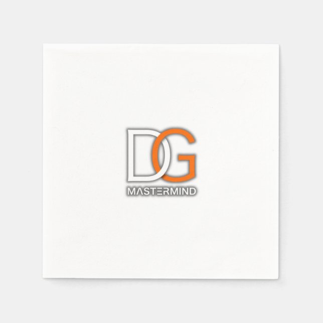Serviette En Papier DG Mastermind Cocktail Napkins (Devant)