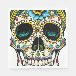 Serviette En Papier Día de los Muertos