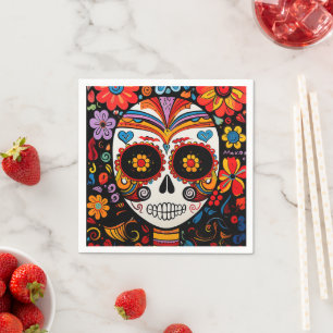 Serviette En Papier 💀 Día de Muertos