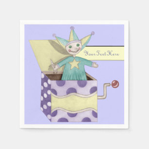 Serviette En Papier Diable - jouets traditionnels (en pastel)