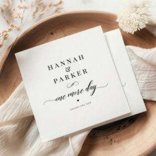 Serviette En Papier Dîner de répétition classique élégant