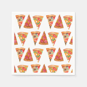 Serviette En Papier Dîner de répétition et de pizza Shower de mariage
