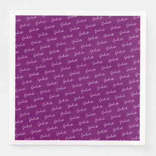 Serviette En Papier Dîner d'études supérieures Napkin framboise - HAMb