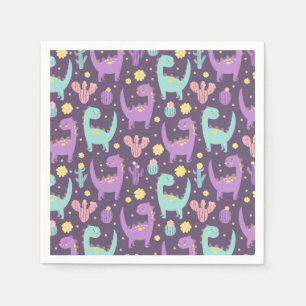 Serviette En Papier Dinosaure
