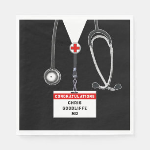 Serviette En Papier Diplôme de docteur créatif