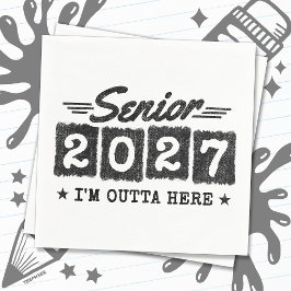 Serviette En Papier Diplômé de la promotion 2027 : c'est la fin