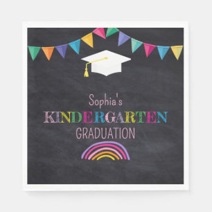 Serviette En Papier Diplôme de maternelle pour fille