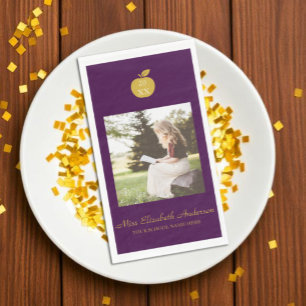 Serviette En Papier Diplôme d'enseignant Apple