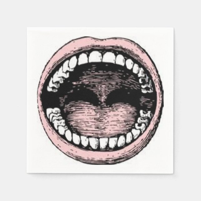 Serviette En Papier Diplôme d'études dentaires (Devant)