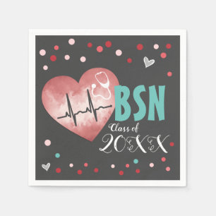 Serviette En Papier Diplôme en sciences infirmières du BSN Classe de