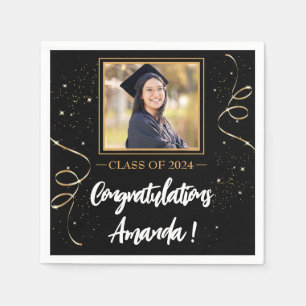 Serviette En Papier Diplôme photo personnalisé