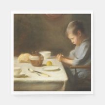 Dire grâce (Garçon priant à la table)