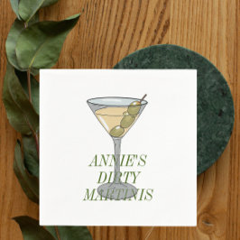 Serviette En Papier Dirty Martini