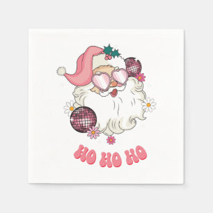 Serviette En Papier Disco Père Noël Ho Ho Ho