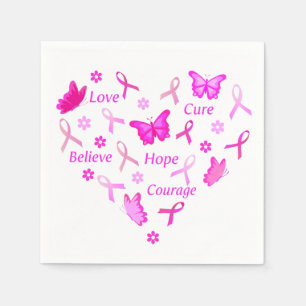 Serviette En Papier Disparaissent le rose
