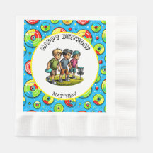 Disque personnalisé Golf Boy's Birthday