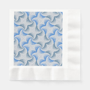 Serviette En Papier Distorsion motif Twist off white BG