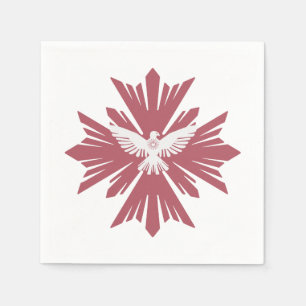 Serviette En Papier Divine colombe de paix
