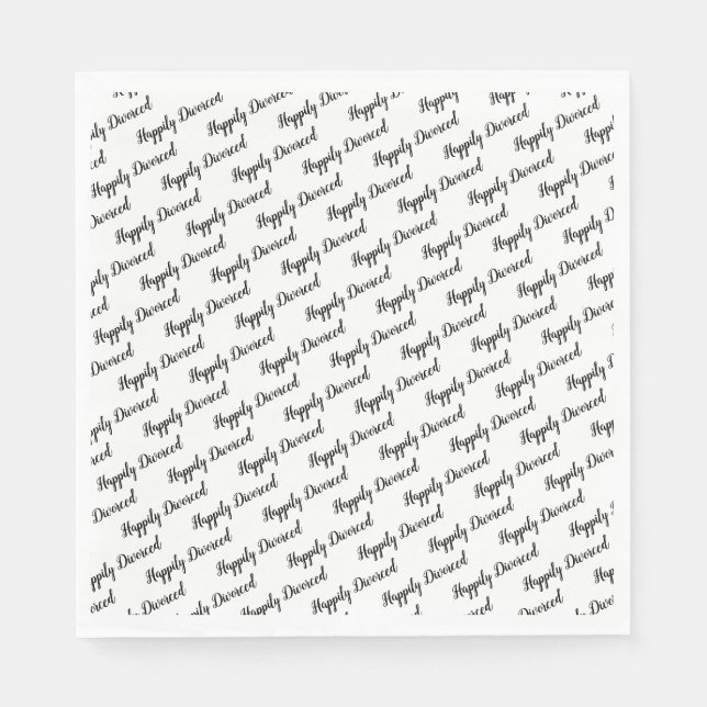 Serviette En Papier Divorce (Devant)